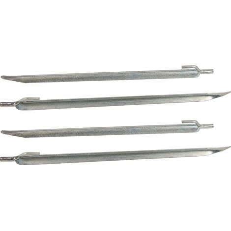 Palo metallico. Lunghezza zincata 25 cm Windhager (di 10)