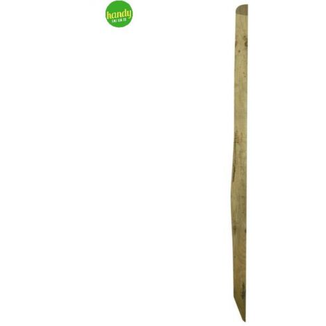 Palo mezzo tondo in legno 4/8x200 cm