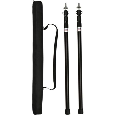 Palo per tenda da campeggio, 230 cm, in lega di alluminio spessa, pali di supporto per tende, riparo da spiaggia, tenda da sole, riparo da campeggio, escursionismo