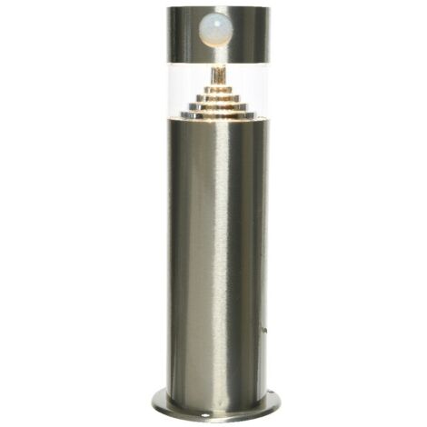 PALO SOLARE 8 LED 15LM A LUCE CALDA D.10XH50CM