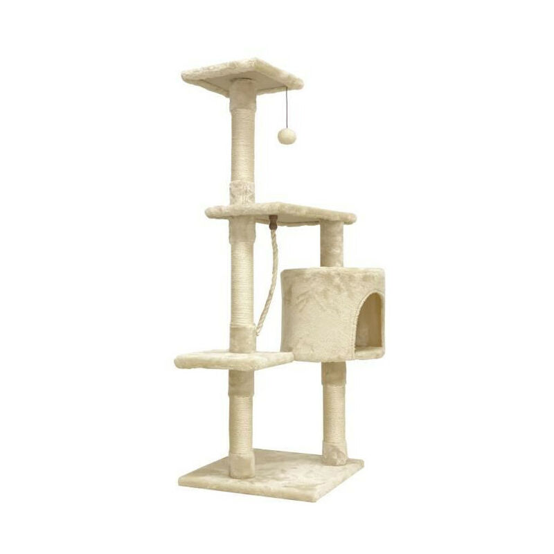 Les Tendances - Arbre a chat paloma - 40x40x114cm - Beige