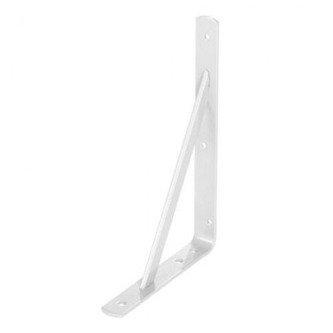Palomilla wolfpack con refuerzo blanco 400x270 mm.