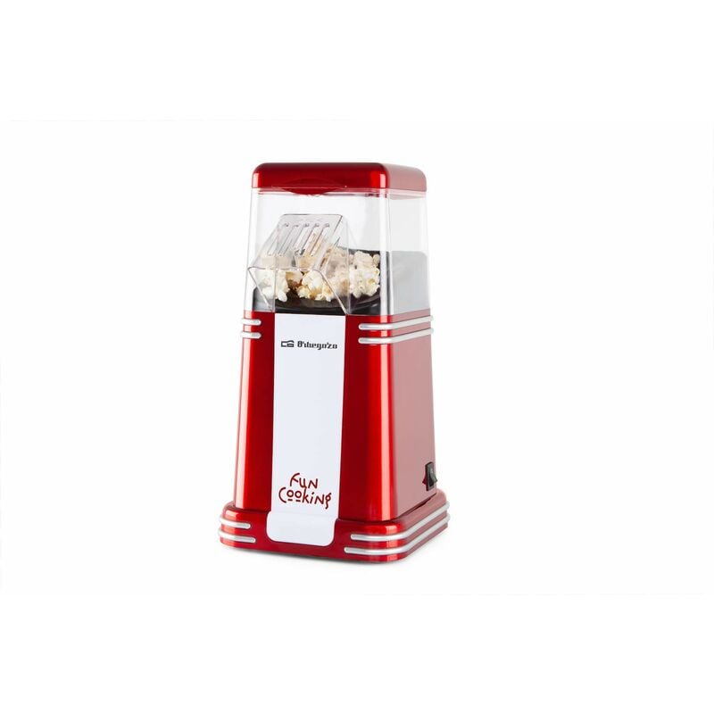 Pa 4350 - Portapenne vintage, cucina sana senza olio, popcorn in 3 minuti, facile da usare, 1200 w - Orbegozo