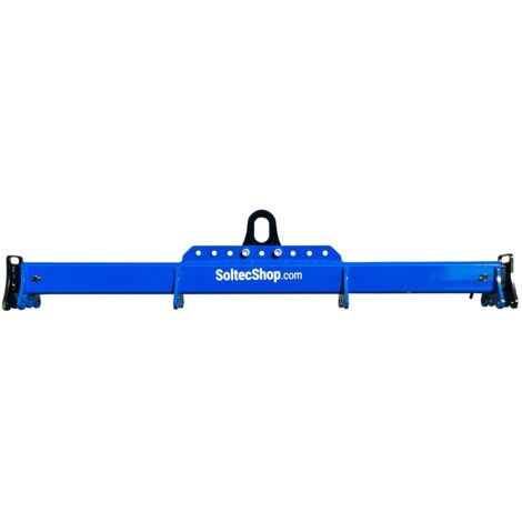 Palonnier de levage extensible pour le bâtiment, poutre de levage – capacité maximale de 2 tonnes en extension ouverte, 3 tonnes en extension fermée.