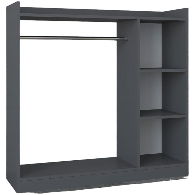 Ebuy24 - PalosaM armoire de rangement ouvrir anthracite.