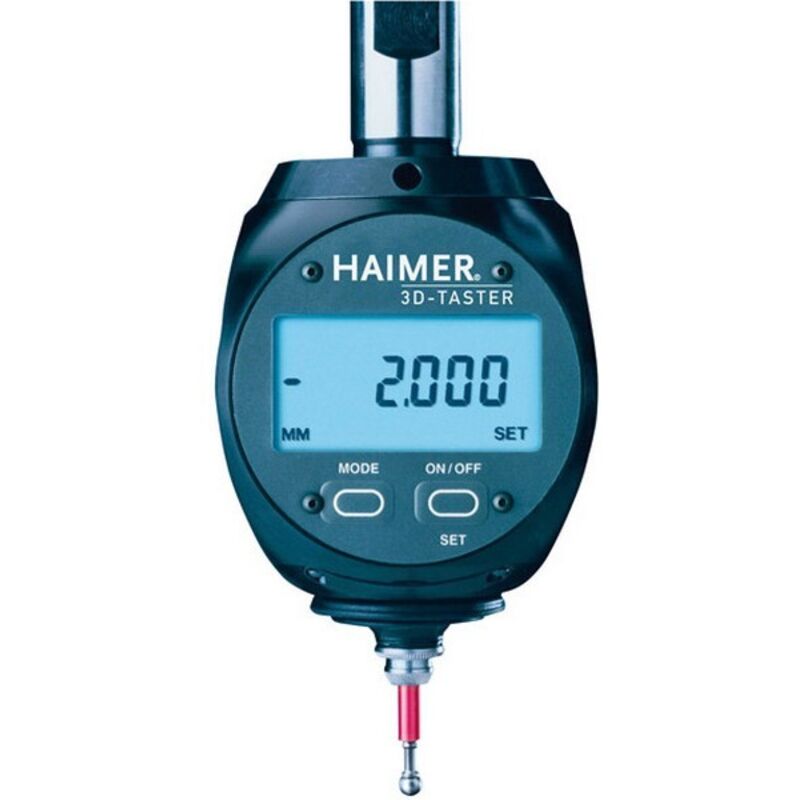 Palpeur 3D numérique, ø de la tige : 20 mm, ø de la bille de touche 4 mm, Précision 0,001 mm, Répétabilité : 0,001 mm, Précision de mesure : 0,005 mm