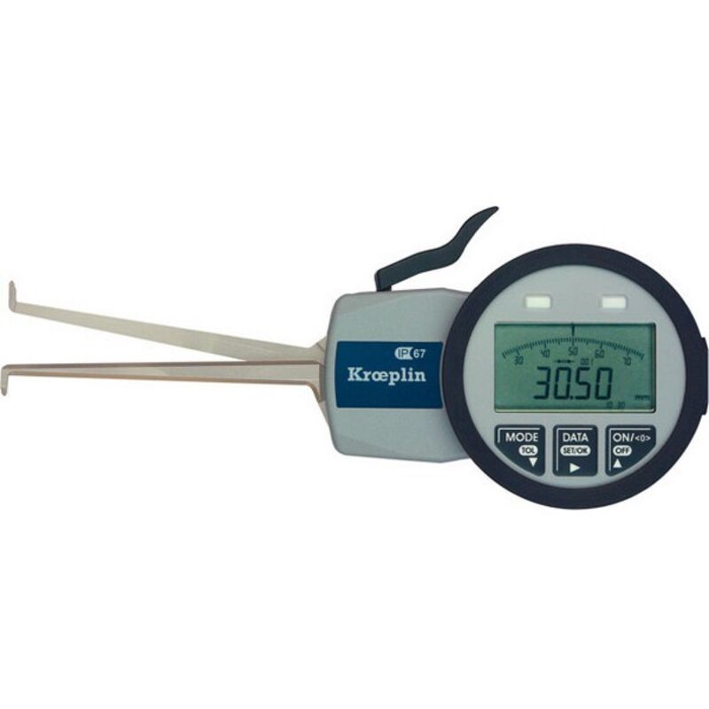 Kroeplin - Palpeur d'intérieur rapide à affichage analogique/numérique, Domaine d'utilisation : 5-15 mm, Plage de mesure 10 mm, Graduation éch :