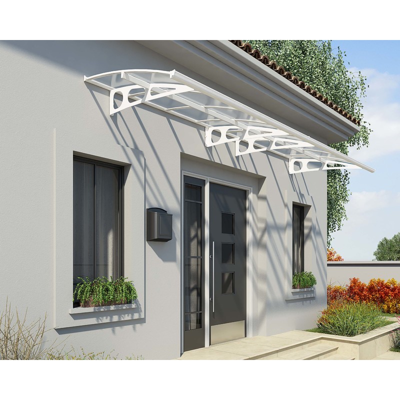 Canopia By Palram - Palram - Canopia | Bordeaux 1.4 X 4.5 Front Door Canopy / Porch Canopy