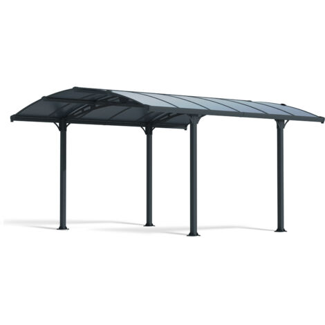 Palram - Canopia Aluminium Carport Tucson 4300  anthrazit  435x359x242 cm