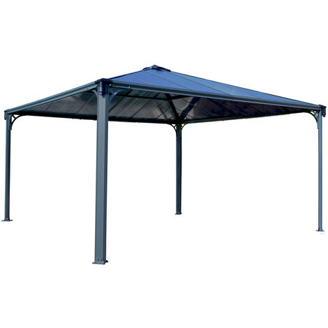 Palram - Canopia Aluminium Pavillon Palermo 4300 Anthrazit 429x429x298 cm