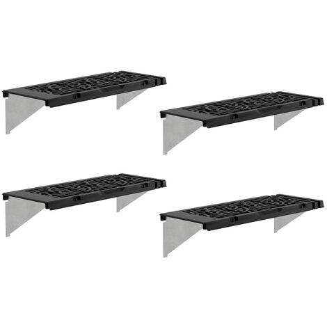 Palram - Canopia Gewächshaus Regal Signature  6er Set  Anthrazit  27x65x17 cmx000D