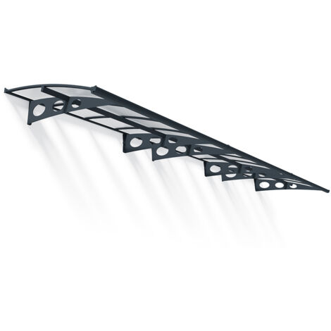 Palram - Canopia Herald 6690  Vordach  Anthrazit  139x671x33 cm