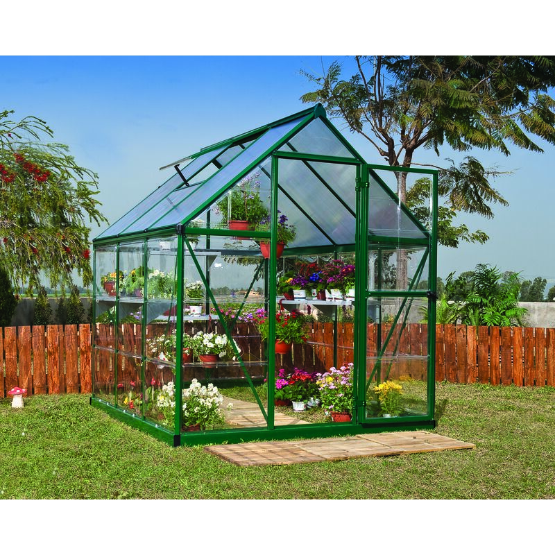 Canopia Hybrid Serra Da Giardino in Policarbonato 186X185X208 cm Verde