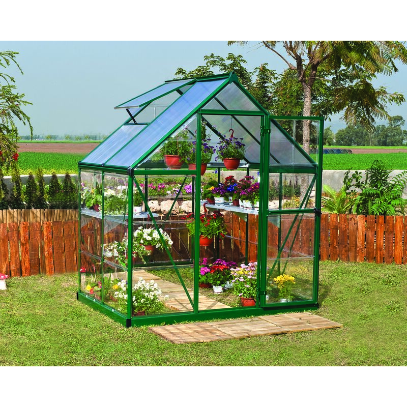 Canopia Hybrid Serra Da Giardino in Policarbonato 126X185X208 cm Verde