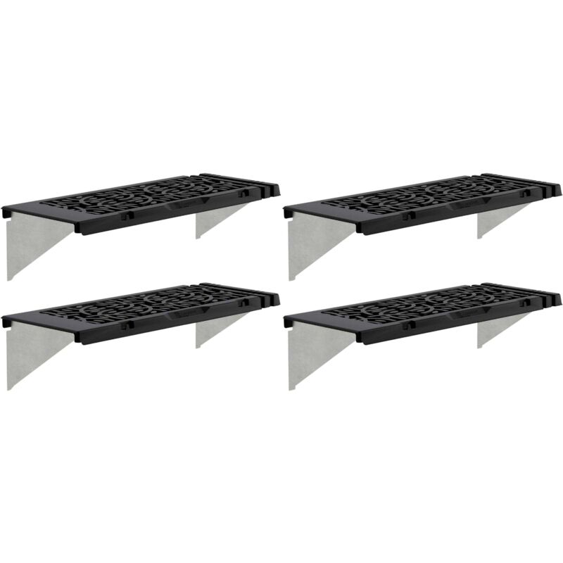 Palram-canopia - Kit d'étagère originale en polypropylène pour serre de jardin Lot de 4 étagères