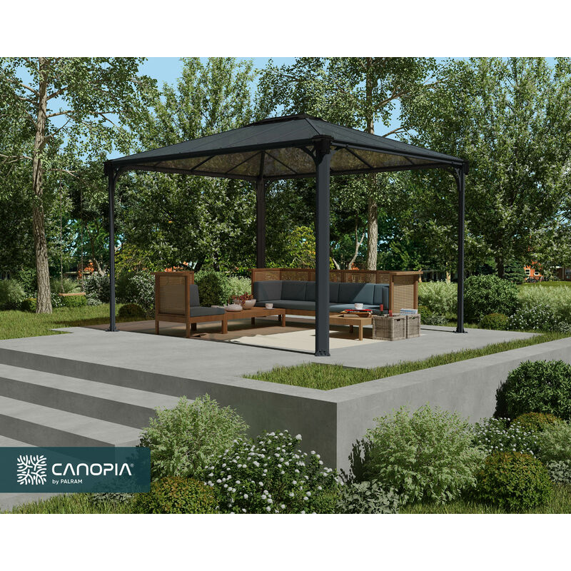 Palram - Canopia Martinique Gazebo in Alluminio 3X3.6 m