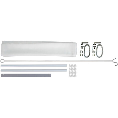 Palram - Canopia Polyester Sonnensegel für Terrassendach  Weiß  300x305 cm