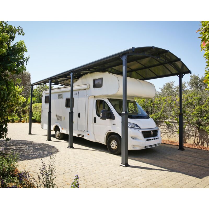 

Palram - Canopia Rv Carport Alpine 863X360X307 Cochera Alta De Aluminio Gris