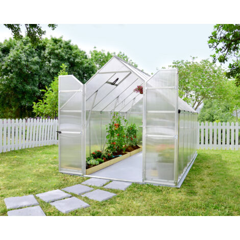Palram - Canopia | Serre de jardin Essence 9m² Argent