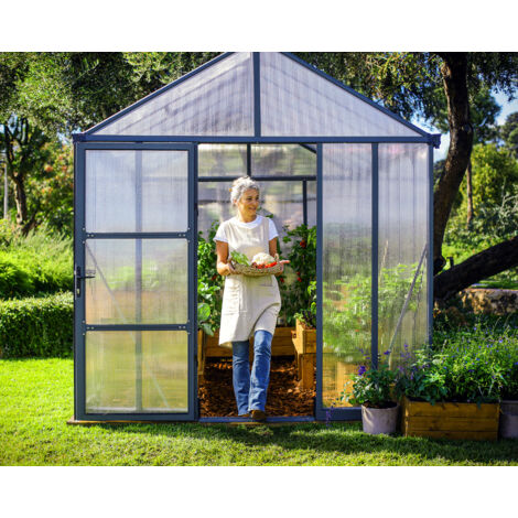 Palram - Canopia | Serre de jardin Glory 15.3m² Grise