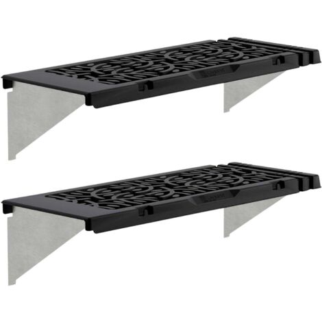Palram - Canopia serre étagère Signature  set de 2 pièces  Anthracite  65x27 cm