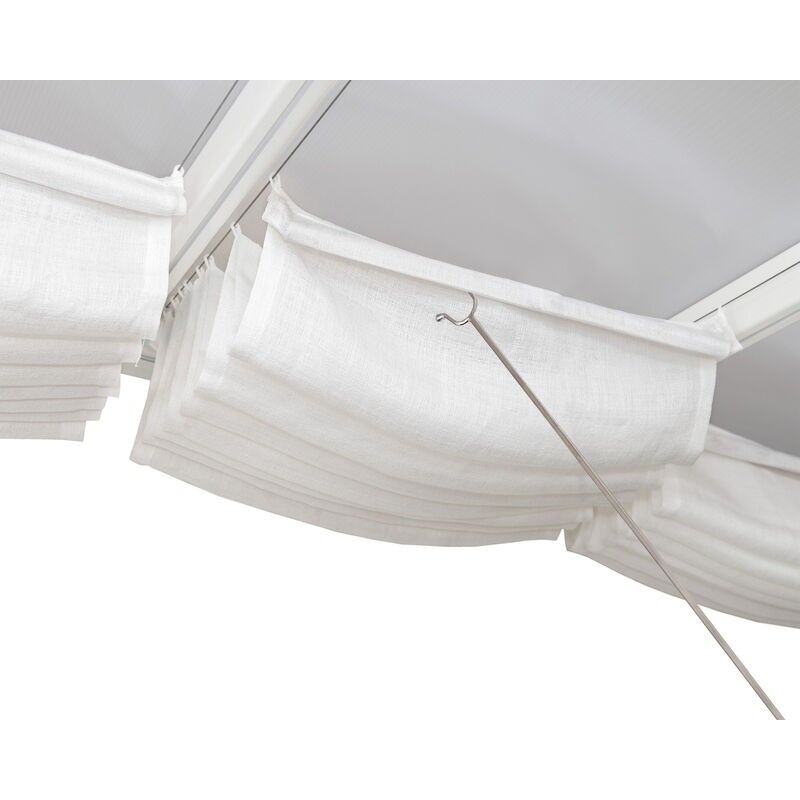 Palram-canopia - Canopia Tente de Toit Pour Pergola 3X5,6 m Blanc