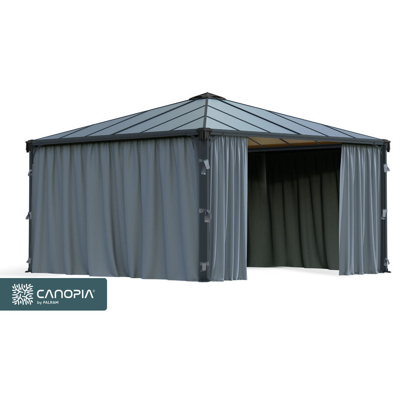 Canopia Set Di Tende Per Gazebo Palermo 4X2.2 m