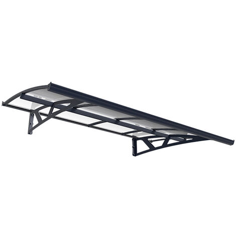 Palram - Canopia Vordach Amsterdam 2230  Anthrazit  139x224x33 cm