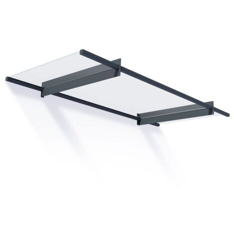 Palram - Canopia Vordach Nancy 2050 Anthrazit 94x206x14 cm