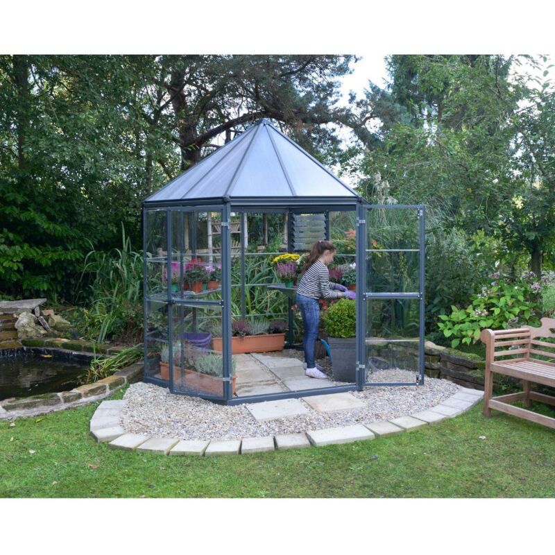 

Oasis 247X213X267 Cm Invernadero Hexagonal - Canopia By Palram