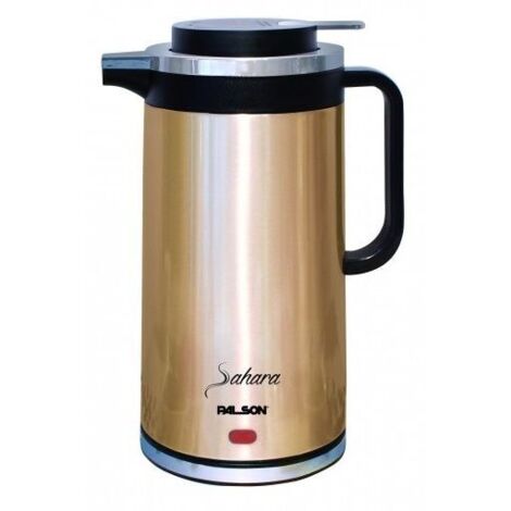 PALSON hervidor termo inoxidable sahara 1,8 l , Hervidor termo inoxidable Sahara 18 litrosMuy rápido y potenteGran capacidad: 1,8 litrosPotencia: 1500 WTapa extraíb