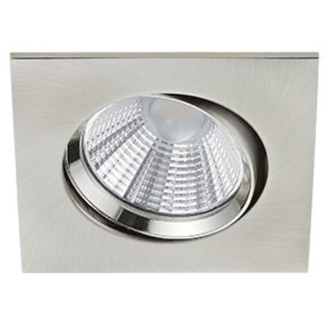 Pamir Led 5.5w 3000k Nickel Trio Lighting Spot Encastré Carré