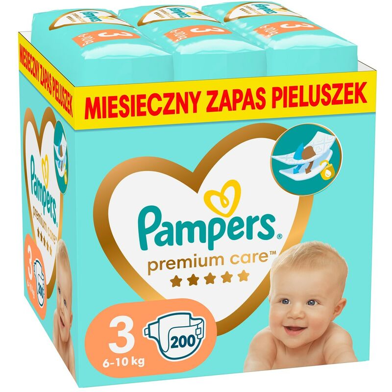 Premium Protection 81629463 Taille 3, Couche x200, 5kg-9kg - Pampers