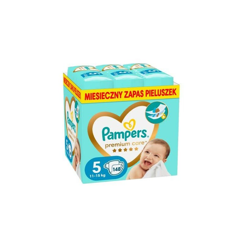 Pampers - Premium Protection taille 5, couche x148, 11kg-16kg