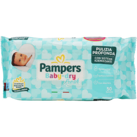 PAMPERS SALVIETTE UMIDIFICATE BAMBINI BABY FRESH 400 PZ