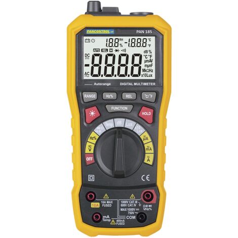 PAN 185 - Appareil de mesure multicapteur pour les grandeurs électriques et physiques Pancontrol