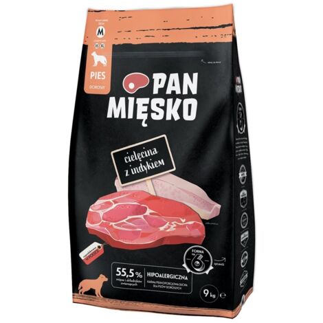 PAN MEAT Ternera con pavo M 9kg