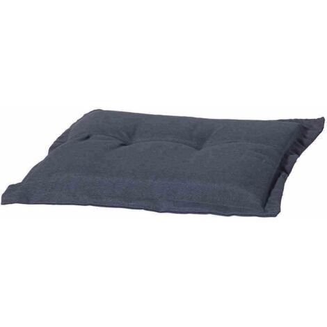 Panama grau, Auflage zu Hocker 50% Baumwolle / 45% Polyester