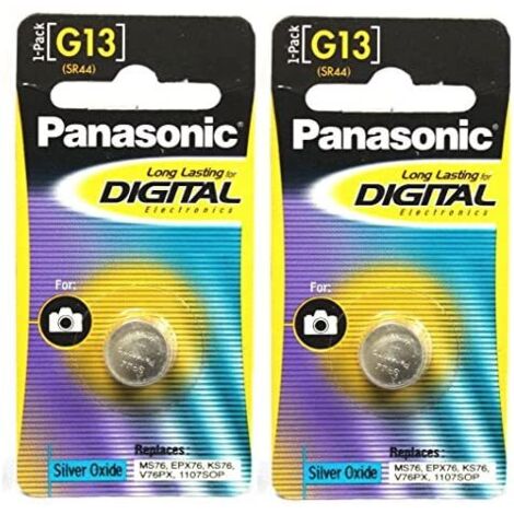 Panasonic 2 Pile a Bottone LR 44