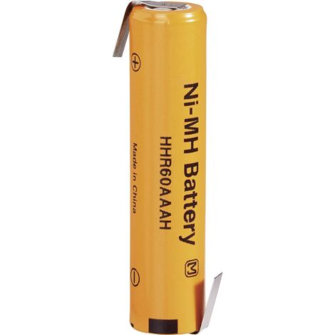Panasonic AAA HT 550 LF-Z Batteria ricaricabile speciale Ministilo (AAA) linguette a saldare a Z NiMH 1.2 V 500 mAh 1 p