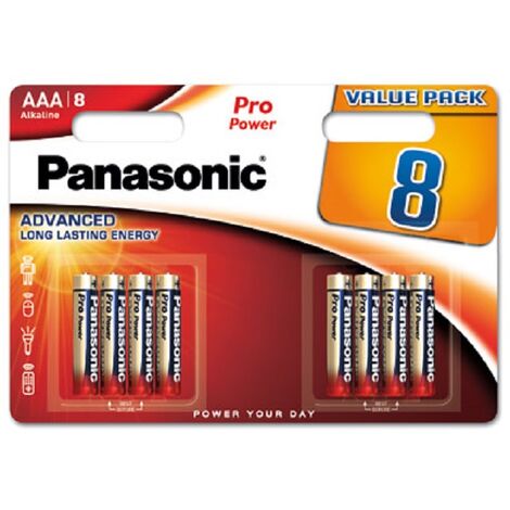 Panasonic AAA Micro Pro Power 1,5V Batterie 8er Blister