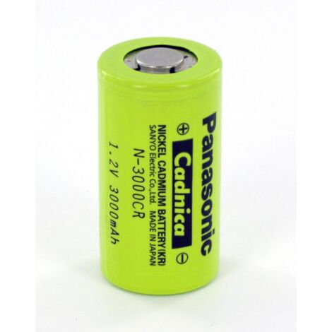 Panasonic Accu 1.2V 3Ah NiCd N-3000CR - pod di saldatura