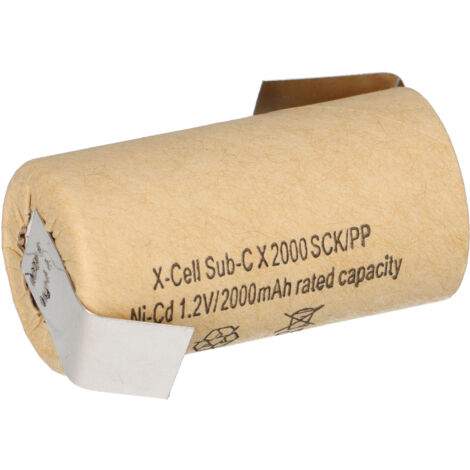 Panasonic Akku Sub-C 1,2V / 1700mAh N-1700SCR , Pappmantel T Z-Form