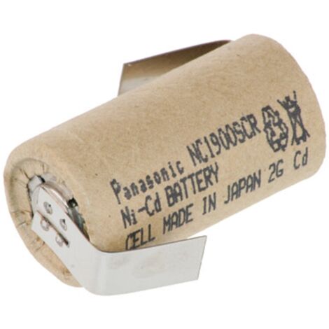 Panasonic Akku Sub-C 1,2V 1900mAh NC-1900SCR, Pappmantel Z Lötfahne