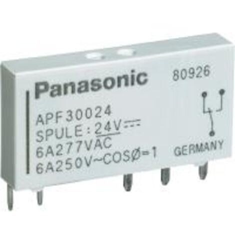 Panasonic APF30324 Relè per PCB 24 V/DC 6 A 1 scambio 1 pz.