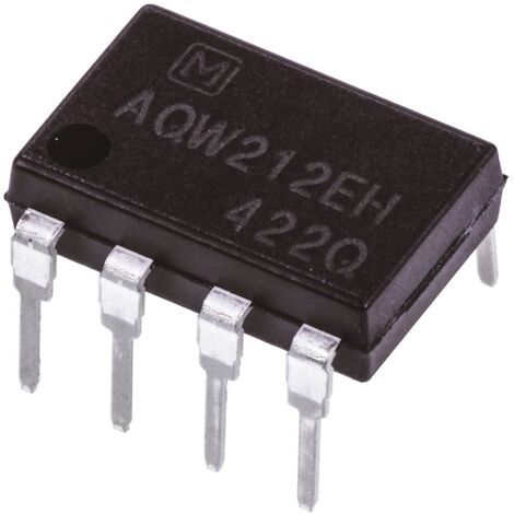 Panasonic AQW212EH Relè PhotoMOS 1 pz. 2 NA 60 V/DC, 60 V/AC 500 mA Numero Poli (num): 8