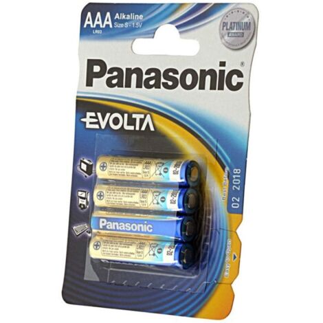 PANASONIC Batteria Evolta 4Micro Blister