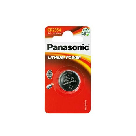 Panasonic Batterie Lithium Knopfzelle CR2354 3V - Battery - 560 mAh (CR-2354EL/1B)