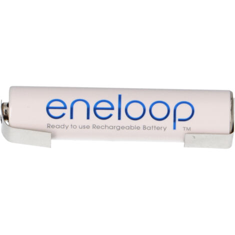 Panasonic BK-4MCCE Eneloop Akku AAA Micro HR03 mit U Lötfahne 800 1,2V