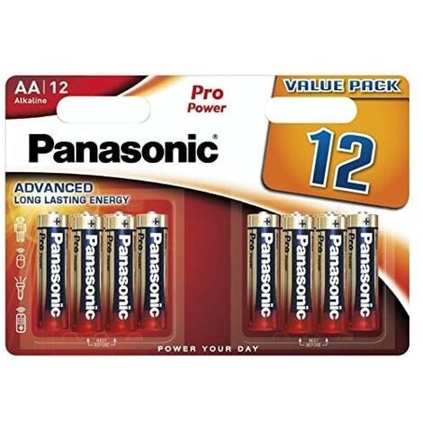 Panasonic Blister da 12 Batterie Stilo Pro Power 1,5v